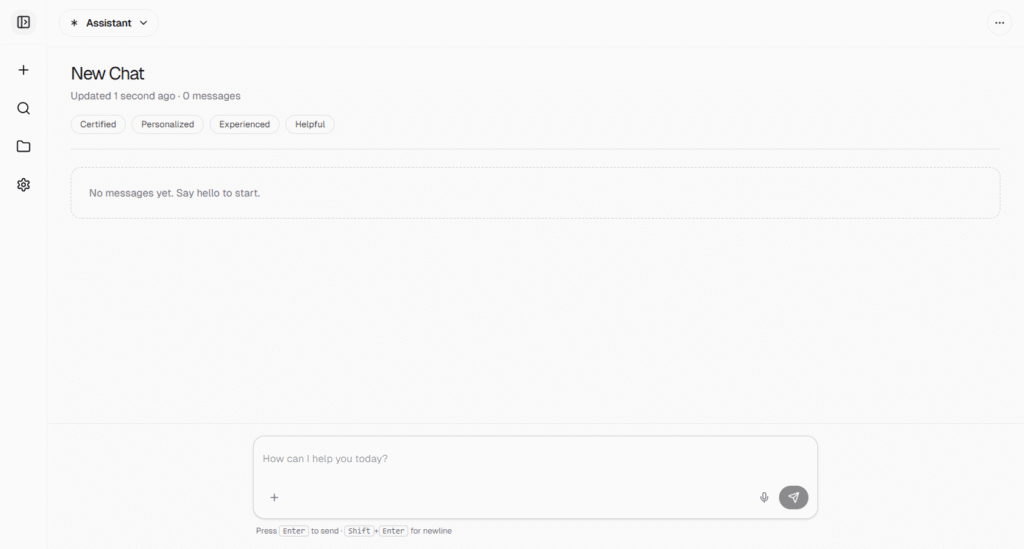 Mindease Chat Interface